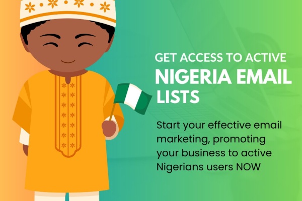 Build your business around Nigeria, targeting Nigerians Active Emails Users