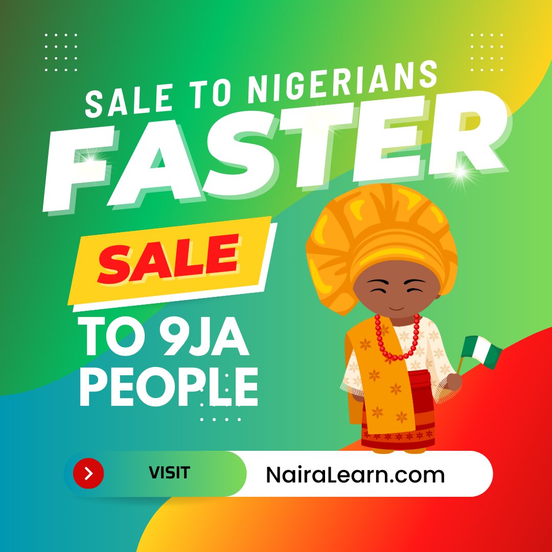 Sale To Nigerians Faster